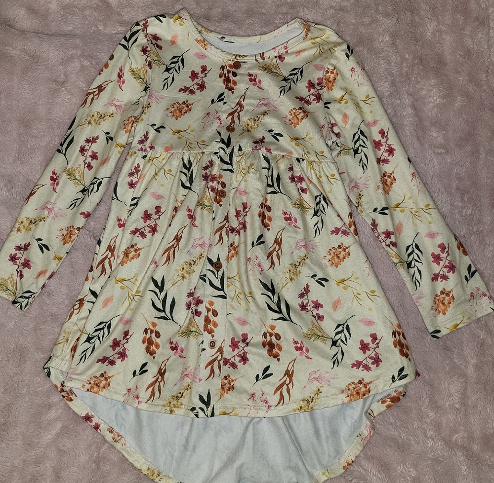 Floral Long Sleeve Dress
